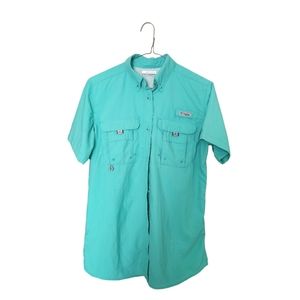 Columbia PFG Active Button Down Short Sleeve Shirt